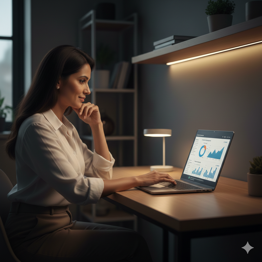 How AI Bots Help Small Businesses Increase Revenue Small business owner using AI-driven messaging and workflow automation tools