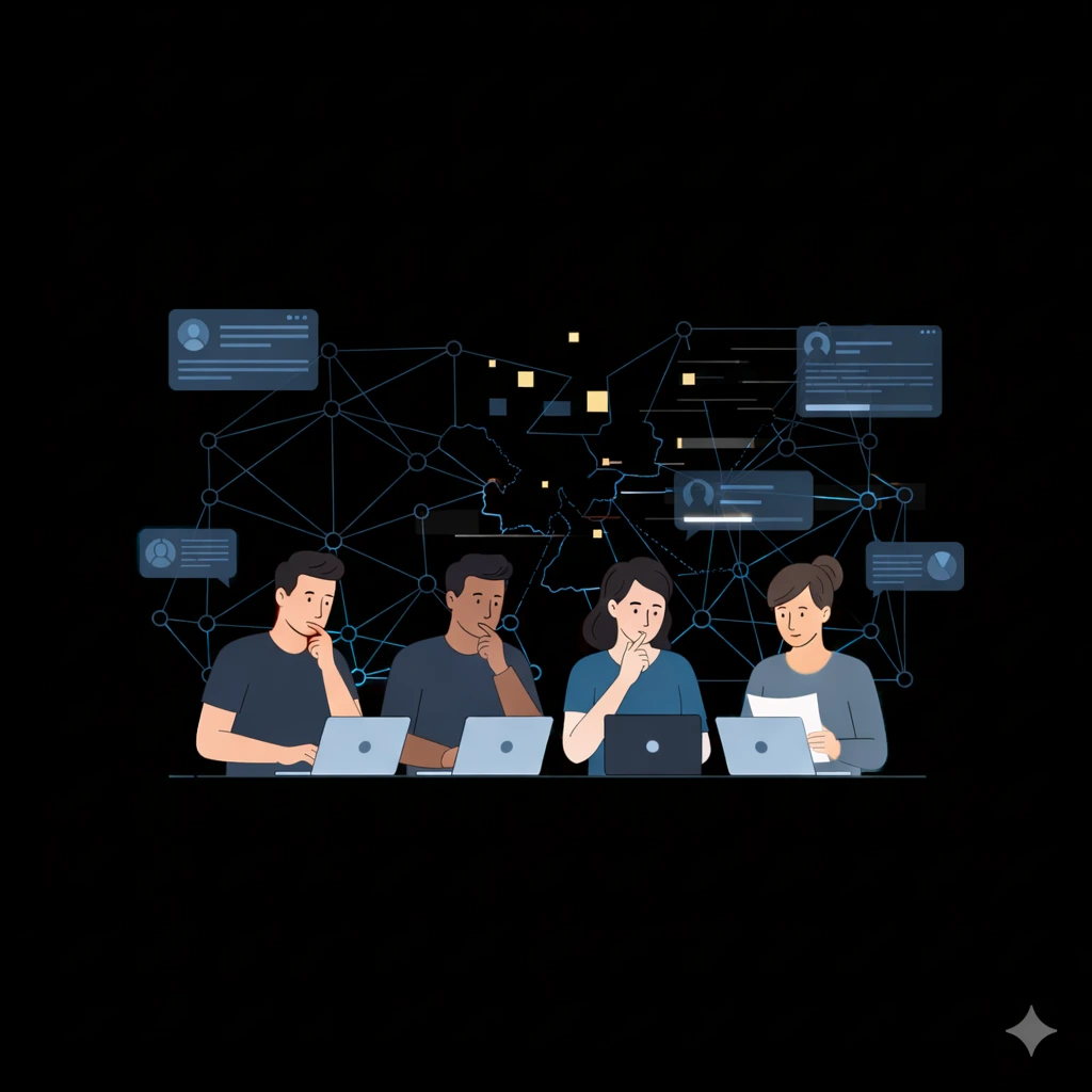 Supply chain visibility and coordination illustration