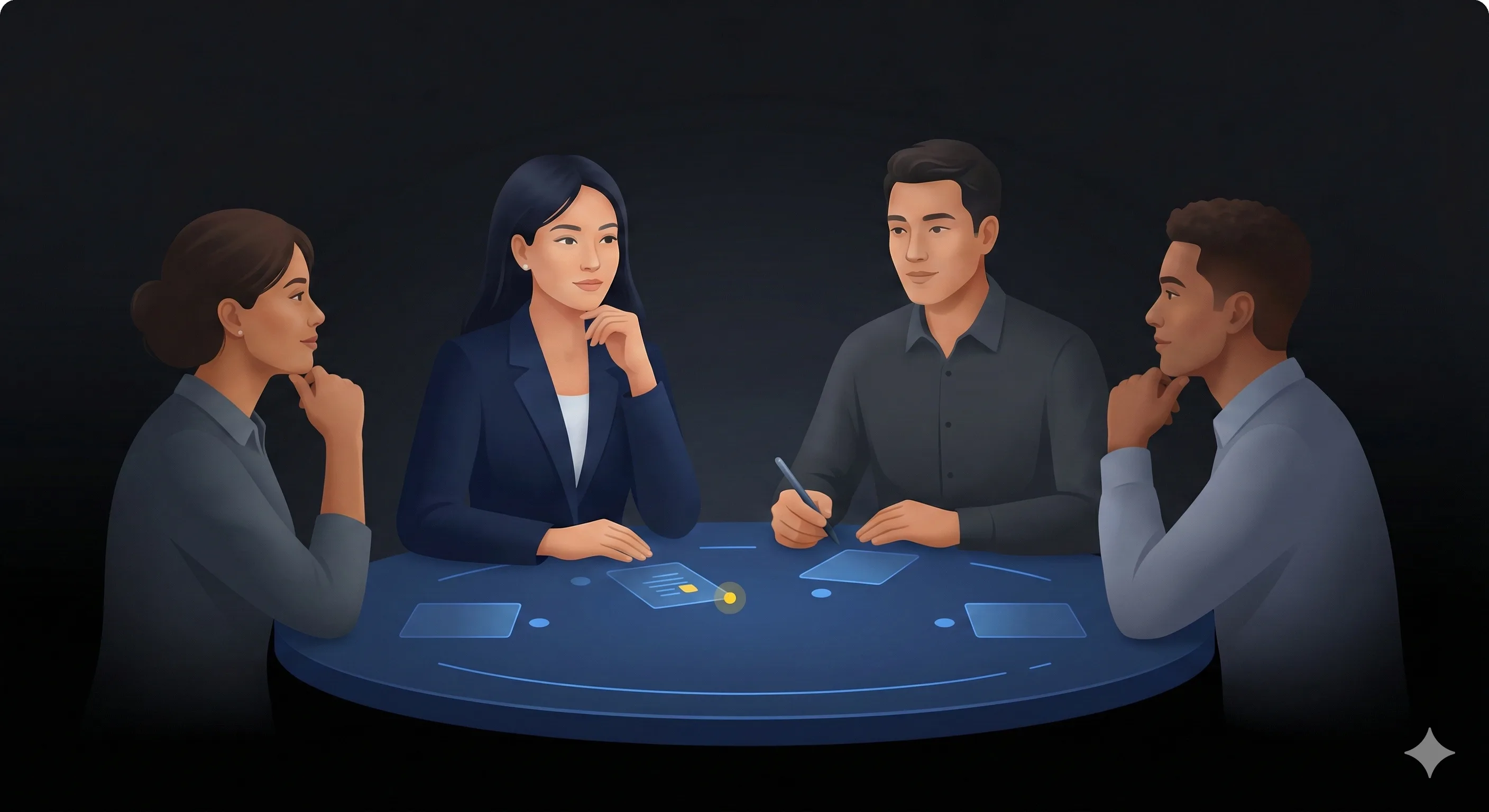 HR team using modern automation software