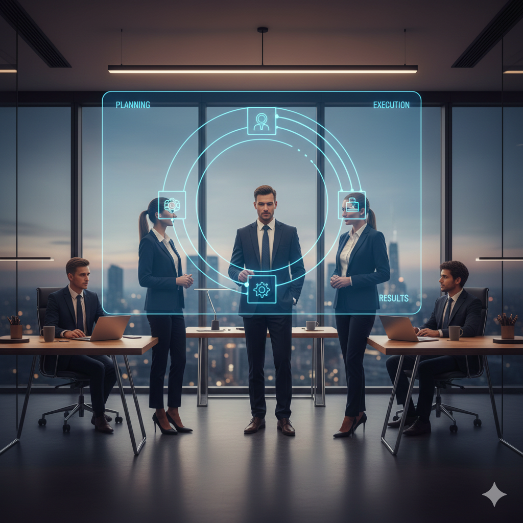 How Businesses Can Improve Operational Efficiency in 2026 Operational efficiency illustration showing cleaner workflows and team visibility