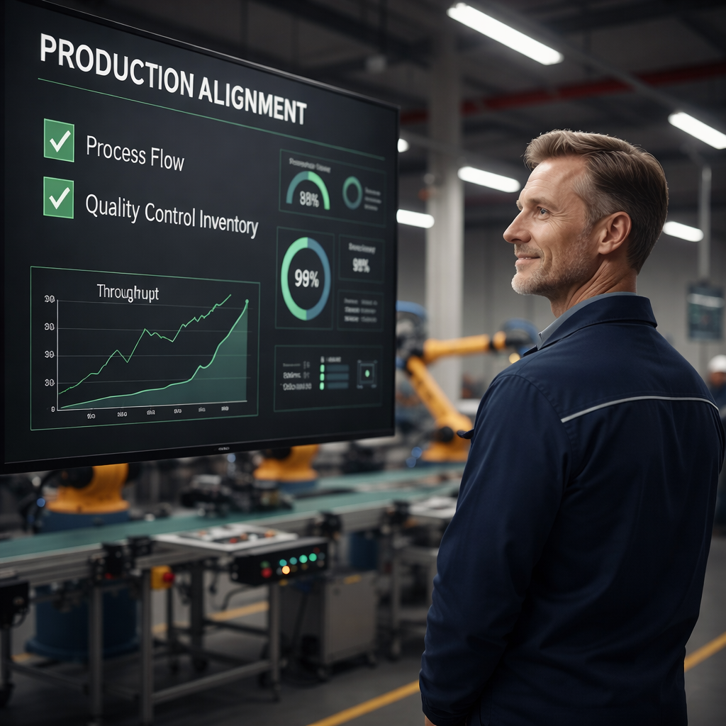 Why UK Manufacturing Is Losing Money Between Processes, Not on the Factory Floor Manufacturing operations card showing cost leakage between disconnected processes